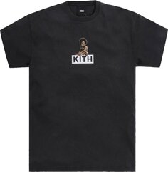 Футболка Kith For The Notorious B.I.G Ready To Die Classic Logo Vintage Tee &apos;Black&apos;, черный