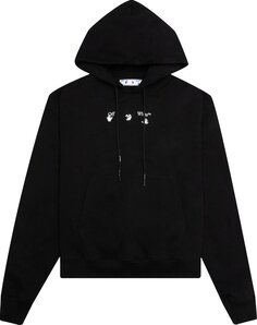 Худи Off-White Marker Over Hoodie &apos;Black&apos;, черный