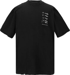 Футболка C2H4 Distressed Layered T-Shirt &apos;Black&apos;, черный
