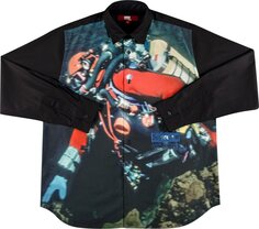 Рубашка Supreme x Junya Watanabe x Comme des Garçons MAN Nature Shirt &apos;Black&apos;, черный