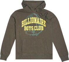 Худи Billionaire Boys Club Collegiate Hoodie &apos;Green White&apos;, зеленый