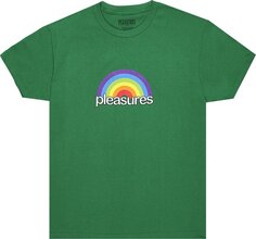 Футболка Pleasures Good Time T-Shirt &apos;Kelly Green&apos;, зеленый