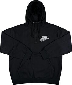 Толстовка Supreme x Nike Half Zip Hooded Sweatshirt &apos;Black&apos;, черный