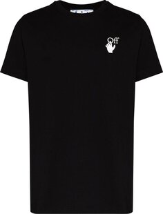 Футболка Off-White Degrade Arrow Slim Tee &apos;Black/Multicolor&apos;, черный