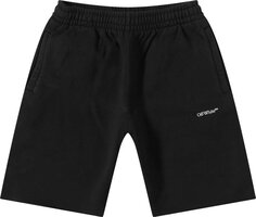 Спортивные шорты Off-White Marker Sweatshorts &apos;Black/Multi&apos;, черный