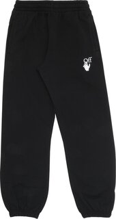 Спортивные брюки Off-White Marker Sweatpant &apos;Black/Fuchsia&apos;, черный