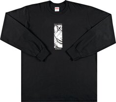 Лонгслив Supreme x The Crow Long-Sleeve Tee &apos;Black&apos;, черный