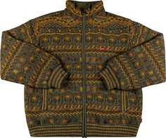 Куртка Supreme x Missoni Reversible Knit Jacket &apos;Olive&apos;, зеленый