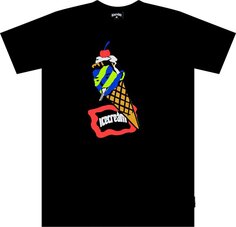 Футболка Icecream Cone Man Tee &apos;Black&apos;, черный