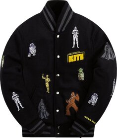 Куртка Kith For Star Wars for Golden Bear Varsity Jacket &apos;Black&apos;, черный