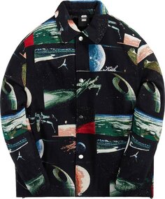 Куртка Kith For Star Wars Planets Coaches Jacket &apos;Black&apos;, черный