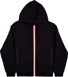 Худи Moncler Maglia Cardi Hoodie With Zipper &apos;Black&apos;, черный