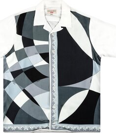 Рубашка Supreme x Emilio Pucci Short-Sleeve Shirt &apos;Black&apos;, черный