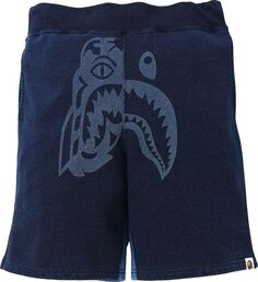 Шорты BAPE Tiger Shark Sweat Shorts &apos;Indigo&apos;, синий