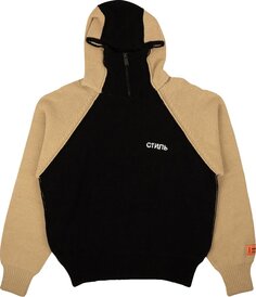 Худи Heron Preston Zip CTNMB Reverse Knit Hoodie &apos;Black/Tan&apos;, черный