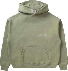 Худи Fear of God Essentials x Union Vintage Hoodie &apos;Vintage Army&apos;, зеленый