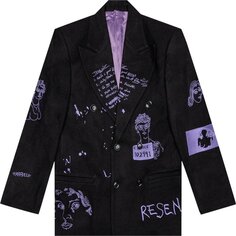 Блейзер KidSuper Embroidery Suit Blazer &apos;Black&apos;, черный