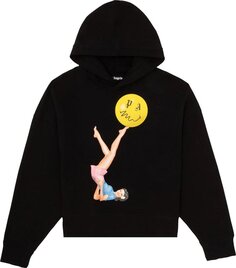 Худи Palm Angels Juggler Pin Up Hoodie &apos;Black/Pink&apos;, черный