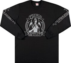 Лонгслив Supreme x Hysteric Glamour Long-Sleeve Tee &apos;Black&apos;, черный