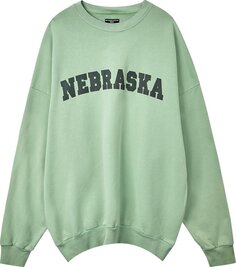 Свитер Raf Simons Redux Sweater With Nebraska Print &apos;Mint&apos;, зеленый