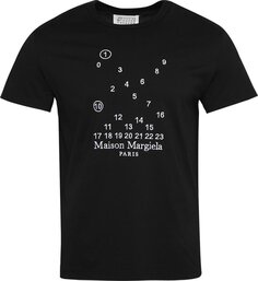 Футболка Maison Margiela T-Shirt &apos;Black&apos;, черный