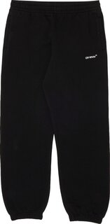 Спортивные брюки Off-White Caravag Diag Slim Sweatpant &apos;Black/White&apos;, черный