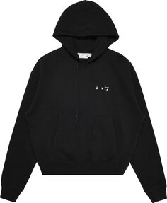 Худи Off-White Caravag Paint Over Hoodie &apos;Black&apos;, черный