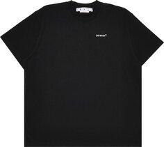 Футболка Off-White Caravag Arrow Over Short-Sleeve Tee &apos;Black&apos;, черный