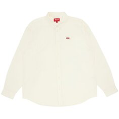Рубашка Supreme Small Box Shirt &apos;White&apos;, белый