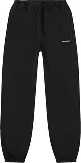 Спортивные брюки Off-White Diag Helvetica Slim Sweatpant &apos;Black&apos;, черный