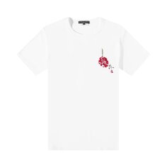 Футболка Comme des Garçons Homme Plus Jersey Embroidery Pattern D T-Shirt &apos;White&apos;, белый