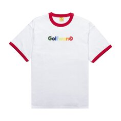 Футболка GOLF WANG Happy Logo Ringer Tee &apos;White/Red&apos;, белый