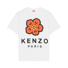 Футболка Kenzo &apos;Boke Flower&apos; T-Shirt In White, белый