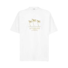 Футболка Vetements Embroidered Afterlife T-Shirt &apos;White&apos;, белый
