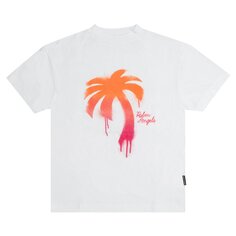 Футболка Palm Angels The Palm Classic Tee &apos;White/Fuchsia&apos;, белый