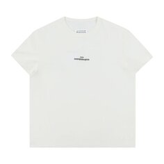 Футболка Maison Margiela Embroidered Tee &apos;White&apos;, белый