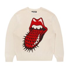 Свитер Market x Rolling Stones Spiked Logo Sweater &apos;White&apos;, белый