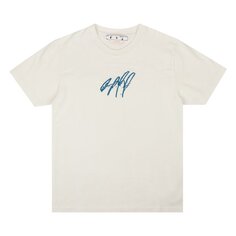 Футболка Off-White Bounce Cross Off Slim Short-Sleeve Tee &apos;White Light&apos;, белый