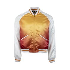 Куртка Palm Angels x The Webster Degrade Skull Sukajan Jacket &apos;White/Orange&apos;, белый
