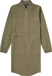 Куртка Air Jordan x PSNY Tech Trench Jacket &apos;Medium Olive/Black&apos;, зеленый