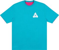 Футболка Palace Reverso T-Shirt &apos;Teal/Magenta&apos;, бирюзовый