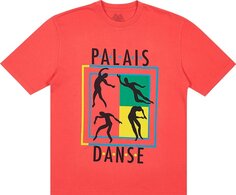 Футболка Palace Danse-Crew T-Shirt &apos;Light Red&apos;, красный
