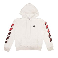 Худи Off-White Marker Slim Hoodie &apos;White/Red&apos;, белый