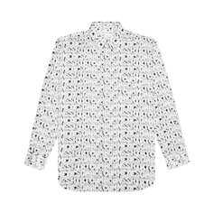 Рубашка Comme des Garçons SHIRT x KAWS Classic Printed Shirt Print E &apos;White&apos;, белый