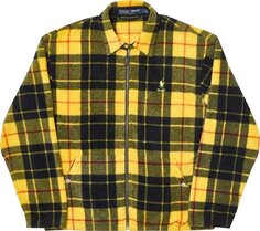 Куртка Palace x Ralph Lauren Polar Fleece Harrington Jacket &apos;Yellow Plaid&apos;, желтый