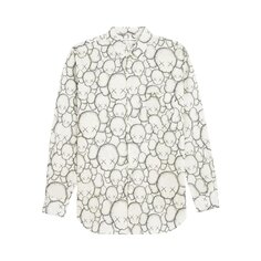 Рубашка Comme des Garçons SHIRT x KAWS Classic Printed Shirt Print A &apos;White&apos;, белый