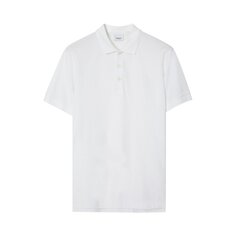 Рубашка Burberry Embroidered Oak Leaf Crest Piqué Polo Shirt &apos;White&apos;, белый