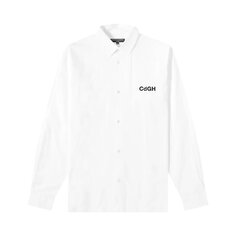 Рубашка Comme des Garçons Homme Plus Letter Printed Shirt &apos;White&apos;, белый