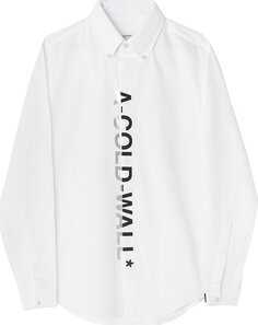 Рубашка A-Cold-Wall* Woven Split Dialogue Shirt &apos;White&apos;, белый