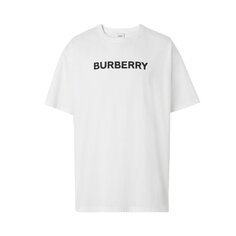 Футболка Burberry Logo Print Oversized T-Shirt &apos;White&apos;, белый